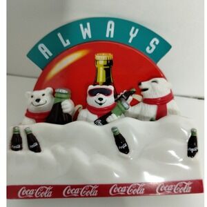 Coca-Cola Polar Bear Magnet Set‎ Always Fridge Magnets Coke Collectible
